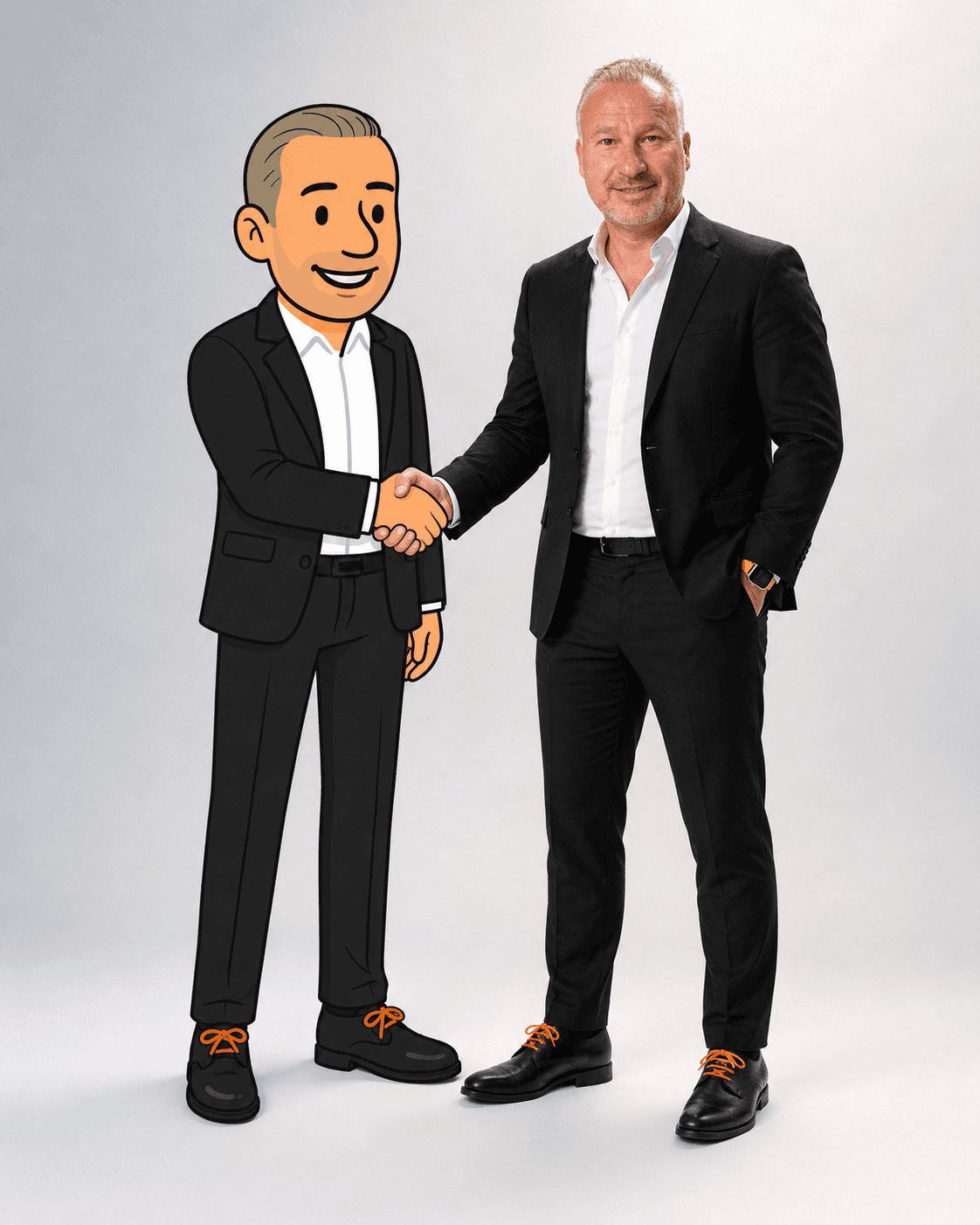 Alexander Holtermann with his alter ego Professor Digital