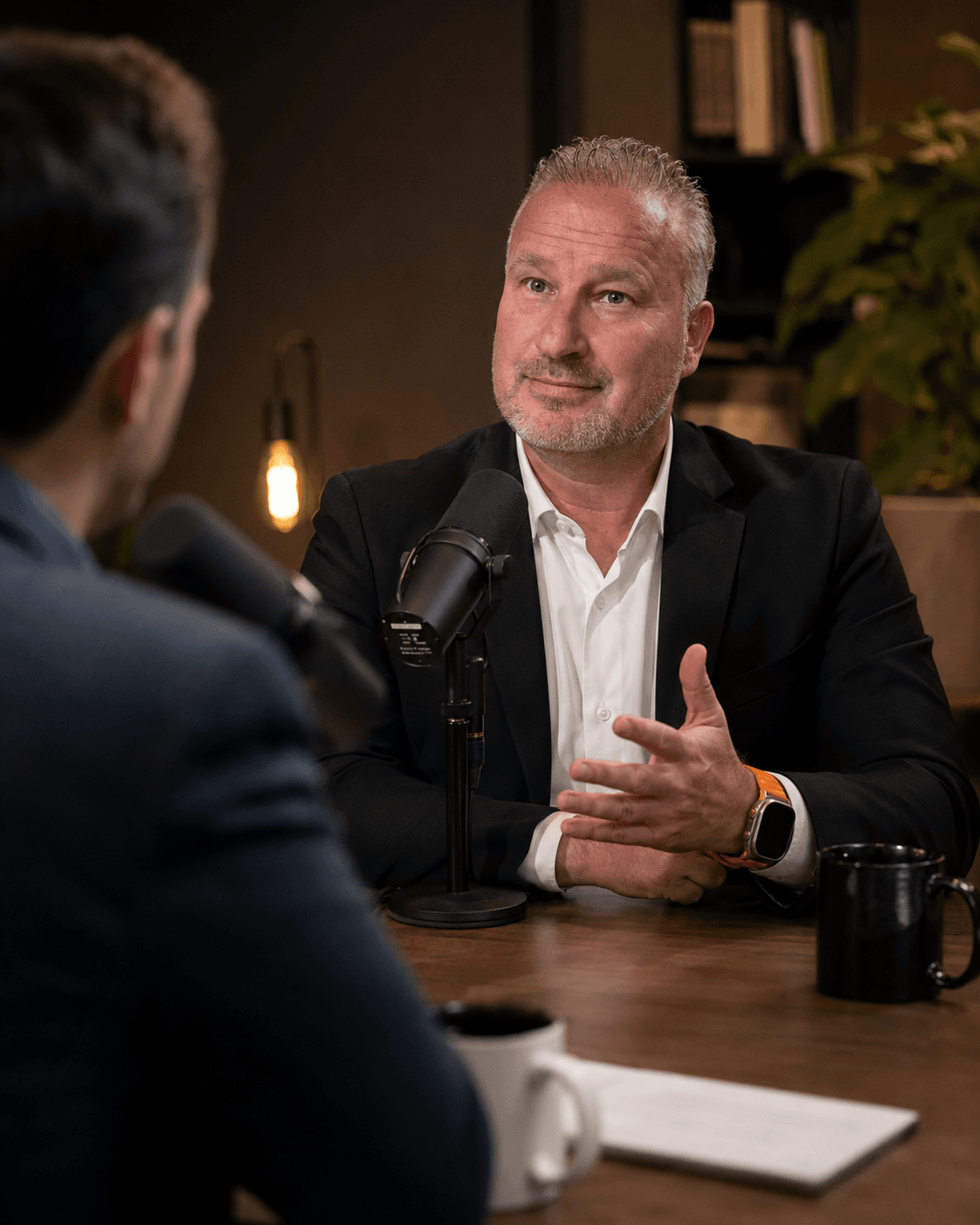 Alexander Holtermann beim Podcast